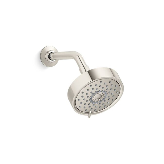 ER Purist Vibrant Polished Nickel 5.5-in Round Fixed Shower Head 1.75-GPM (6.6-LPM)