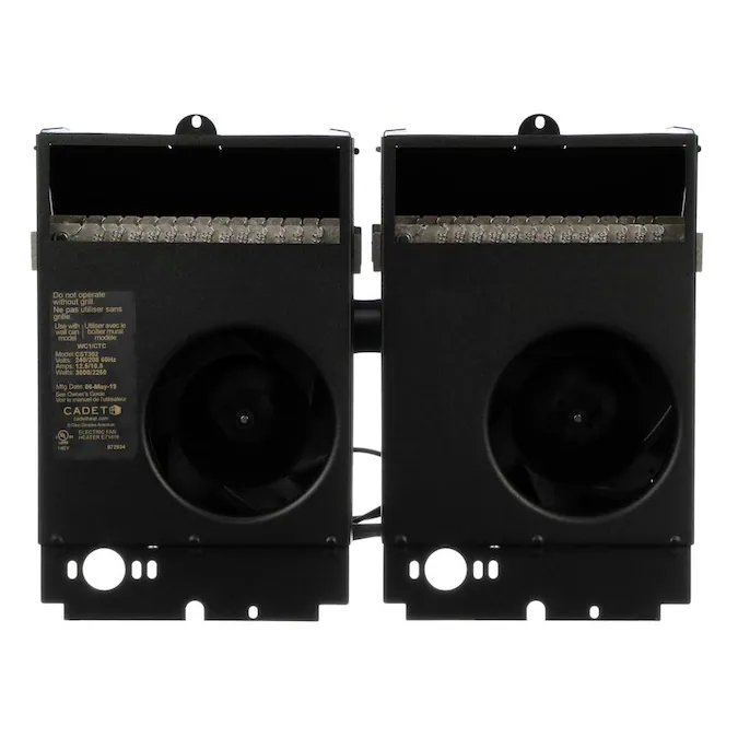 Cadet Com-Pak Twin Up to 3000-Watt 208/240-Volt Fan Heater (14.5-in L x 11.25-in H Grille)