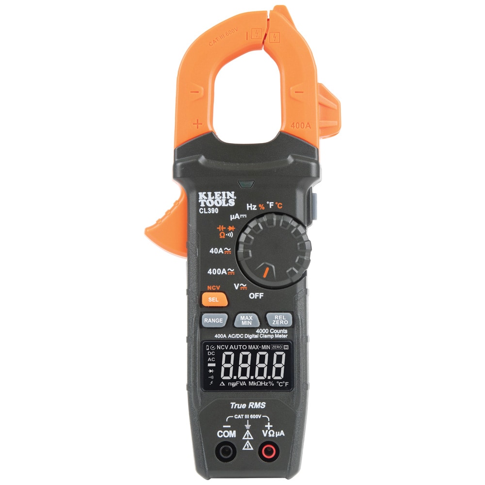AC/DC Digital Clamp Meter, Auto-Ranging 400 Amp - Image 7