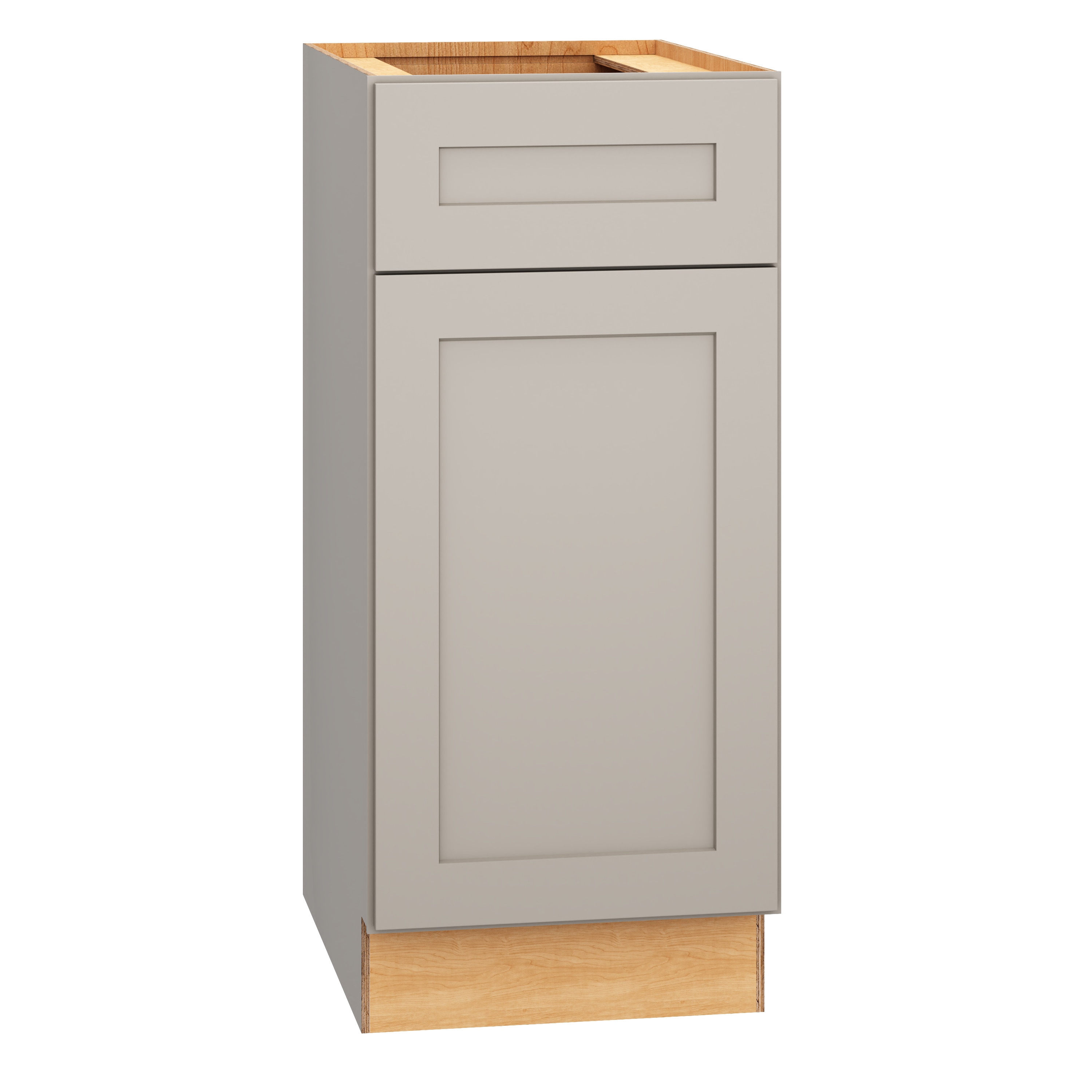 Jamestown 15-in Cloud Gray Bathroom Vanity Base Cabinet without Top