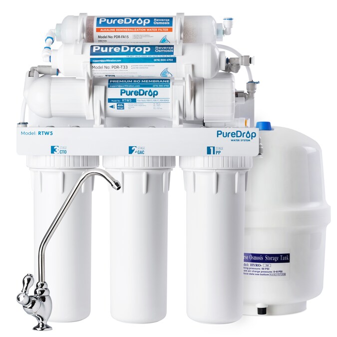 PureDrop RTW5AK 6-stage Multi-method Reverse Osmosis Filtration System
