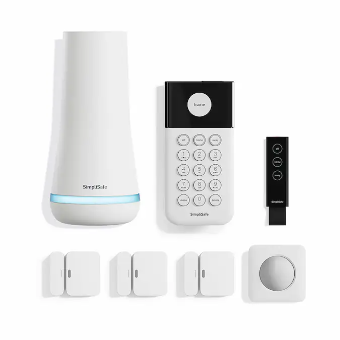 SimpliSafe 7pc Indoor Home Security System Wi-fi Compatibility Smart Battery-operated Home Security System