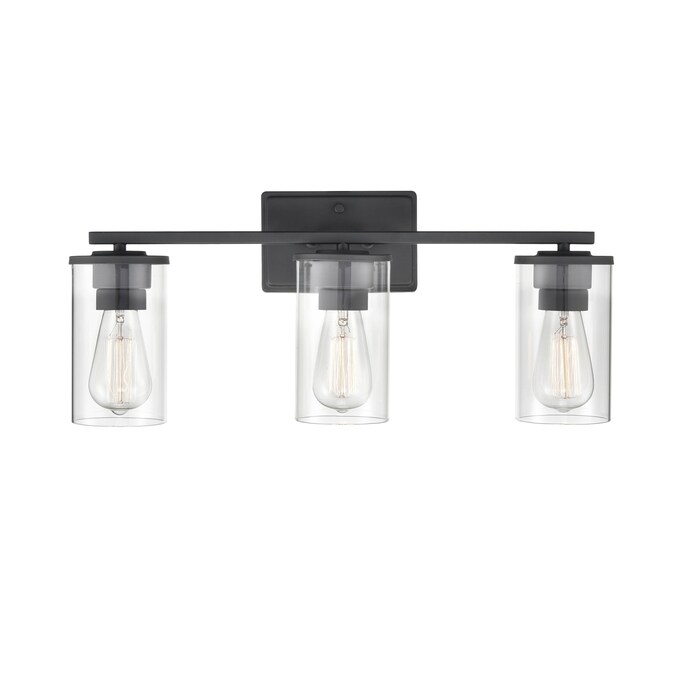 Millennium Lighting Verlana 22-in 3-Light Matte Black Traditional Vanity Light