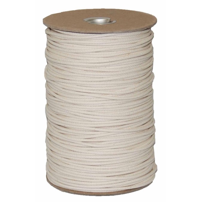 T.W. Evans Cordage 0.14-in x 3000-ft Braided Cotton Rope (By-the-Roll)