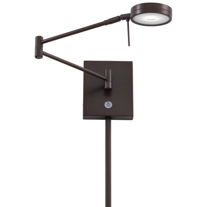 George Kovacs George's Reading Room 13.75-in W 1-Light Matte Bronze Modern/Contemporary LED Wall Sconce