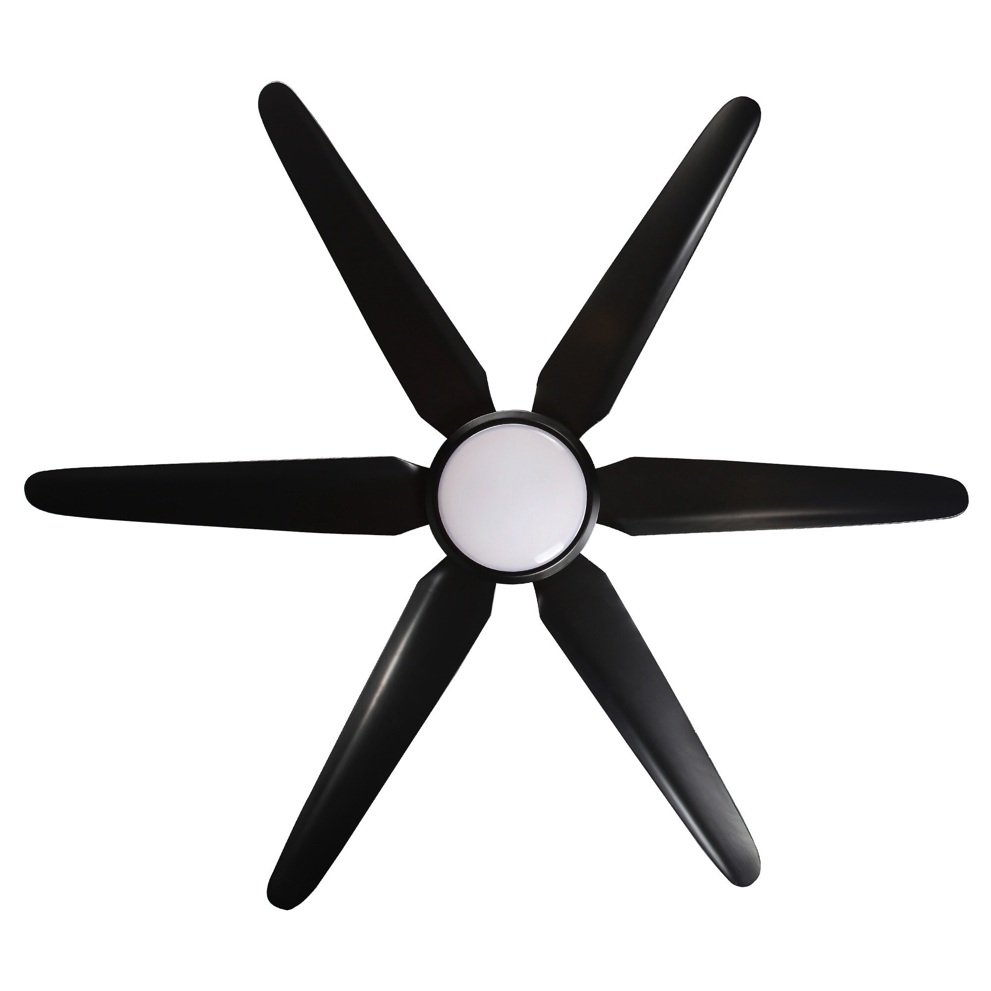 65-in Integrated LED Black with Black Blades Ceiling Fan With Light - Remote Included ( 6 -Blade ) - Image 13