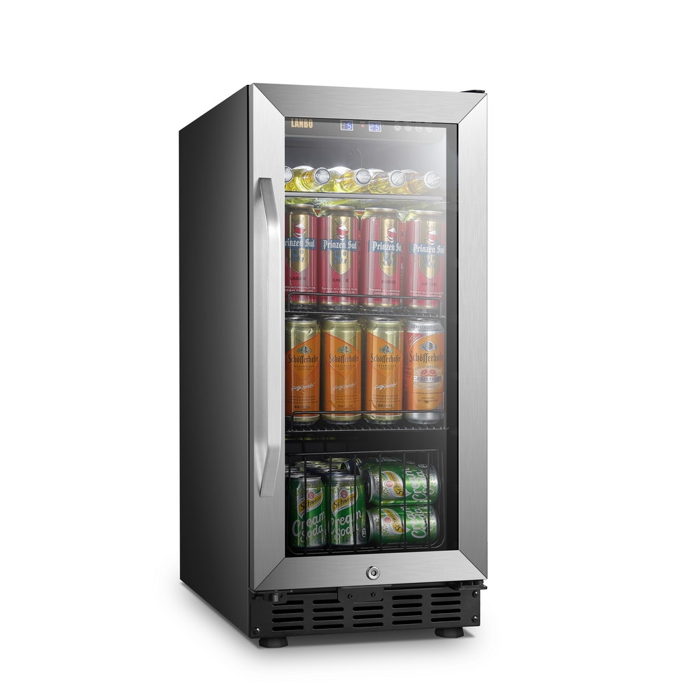 15-Inches W Black, stainless steel Built-in/Freestanding Indoor Wine Cooler