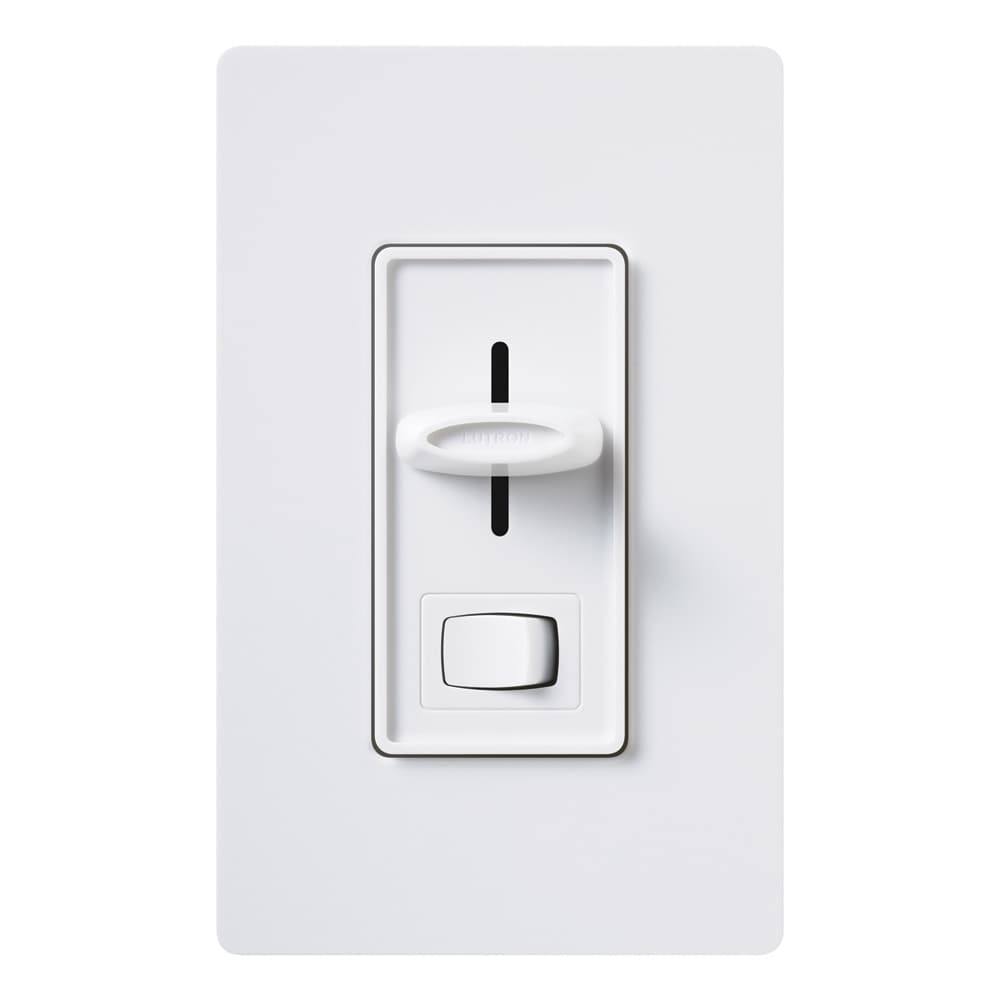 Skylark Electronic Low Voltage Single-pole/3-way Slide Light dimmer switch White