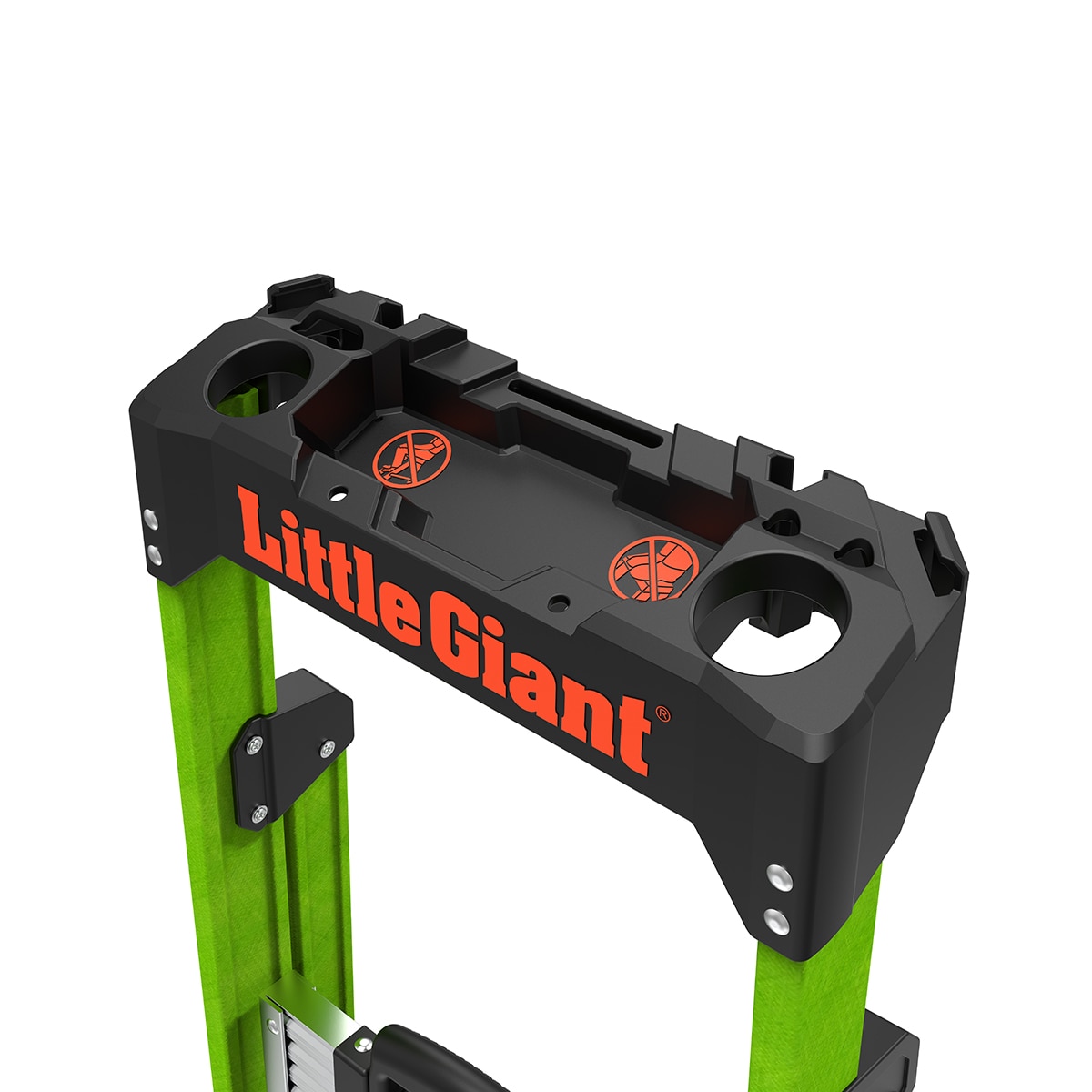 Mightylite 6.02-ft ( 10.1-ft Reach Height ) Fiberglass Type 1A - 300 lbs. Load Capacity Step ladder - Image 8