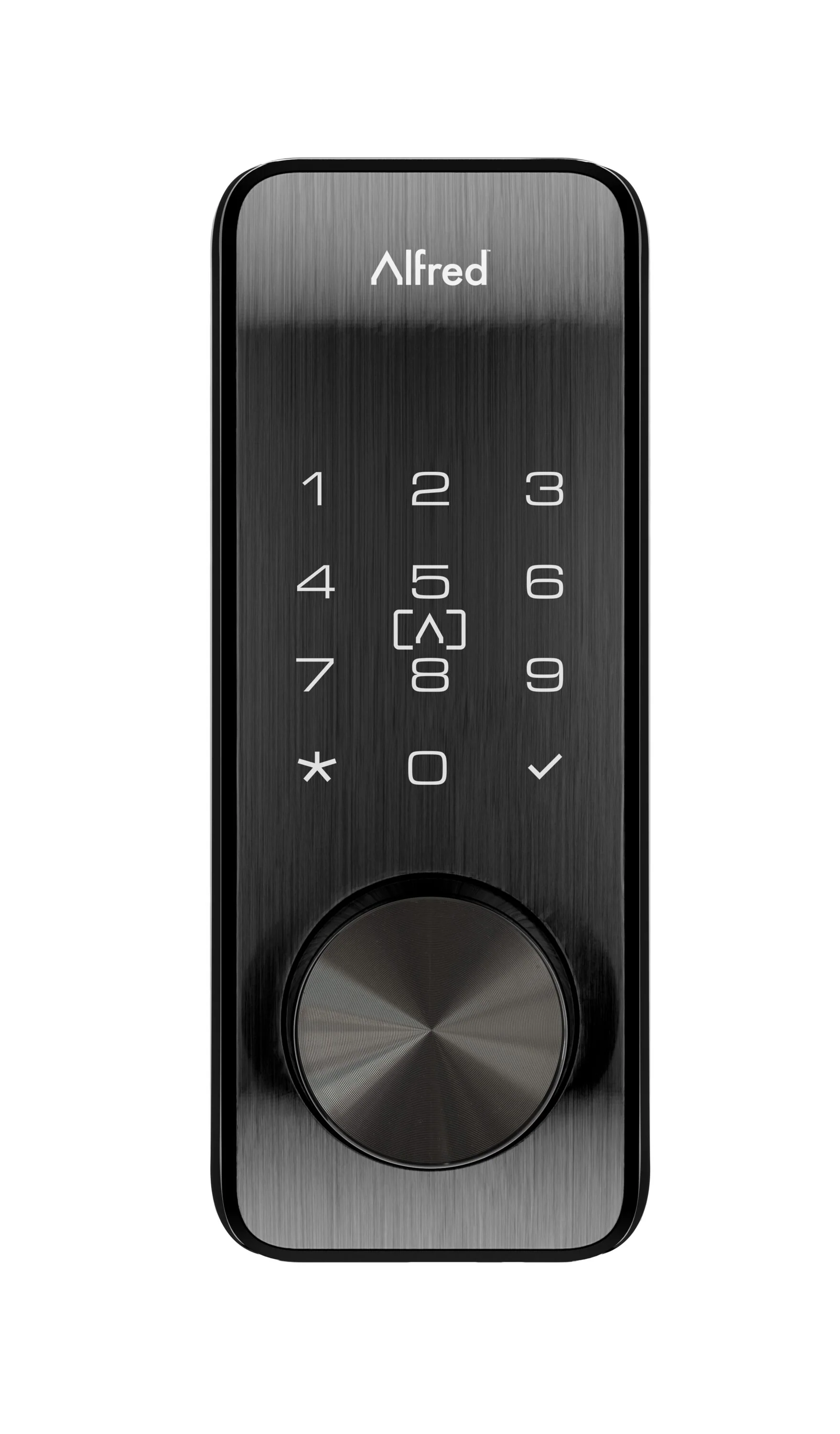DB2S DB2S Black Smart Lock Electronic Deadbolt with Wifi Bluetooth and Touchscreen Keypad