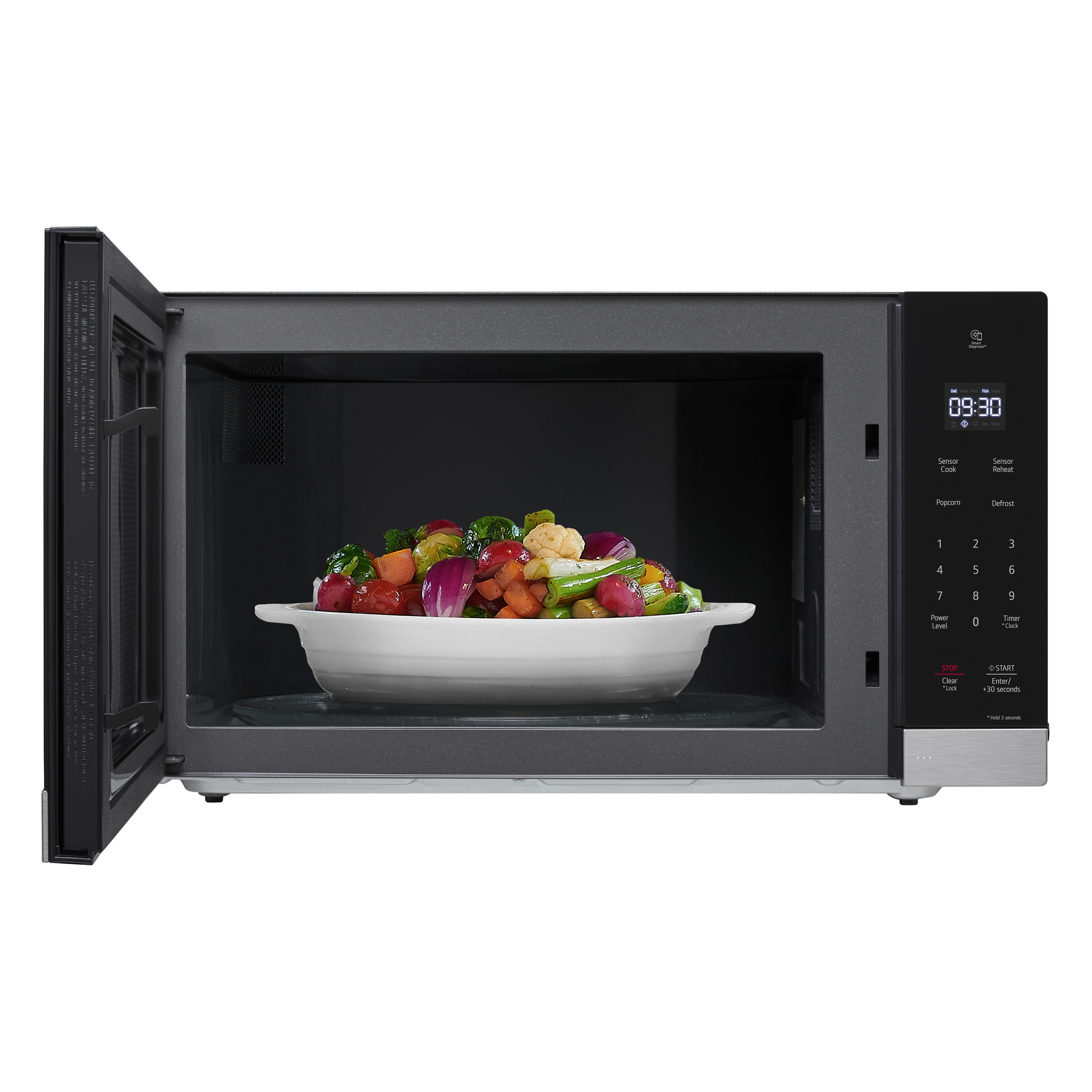 2-cu ft Large (Greater than 1.5-cu ft) 1200 -Watt Sensor Cooking Controls Countertop Microwave ( Stainless Steel ) - Image 2