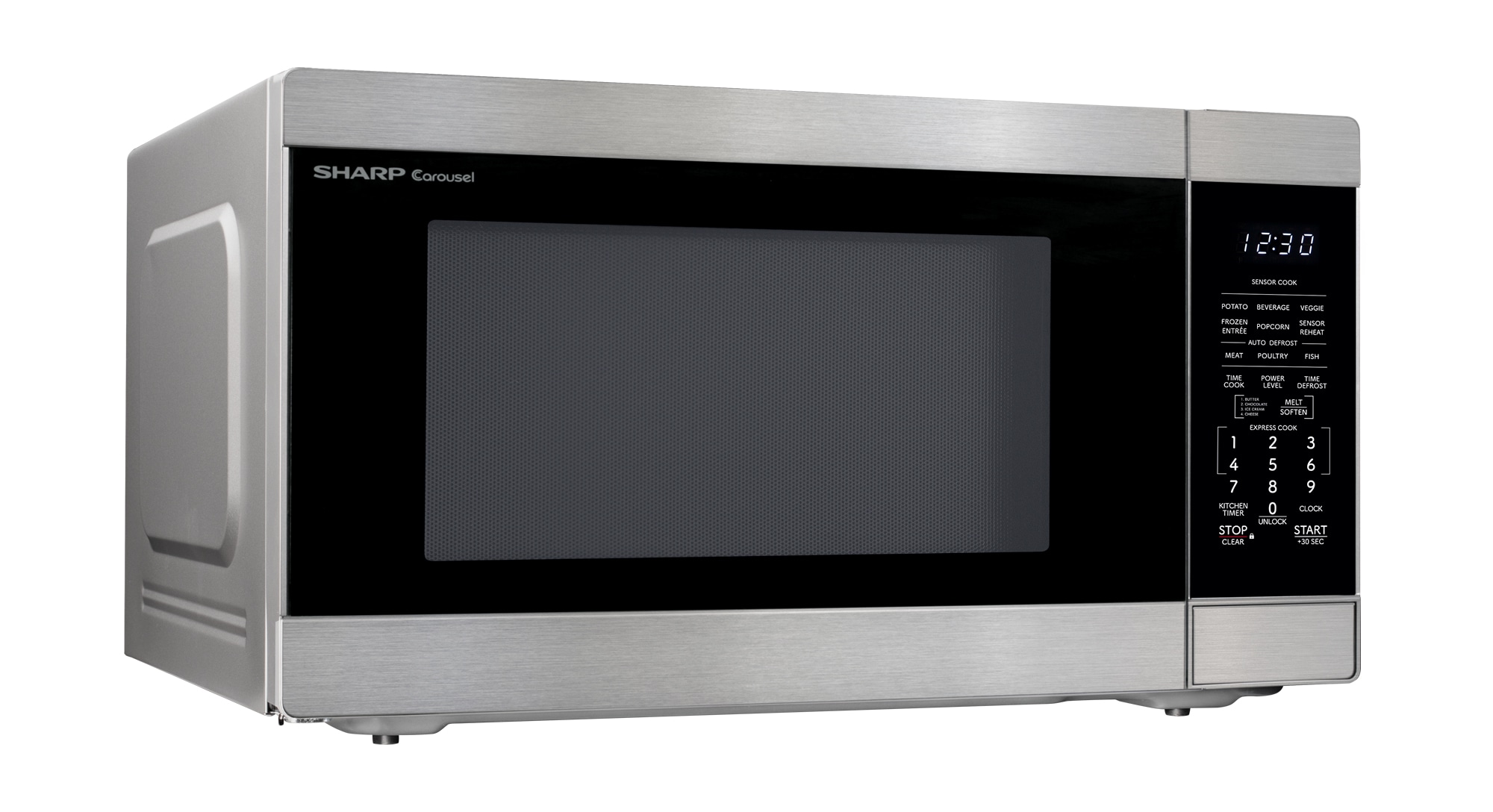 2.2-cu ft Large (Greater than 1.5-cu ft) 1200 -Watt Sensor Cooking Controls Countertop Microwave ( Stainless Steel ) - Image 4