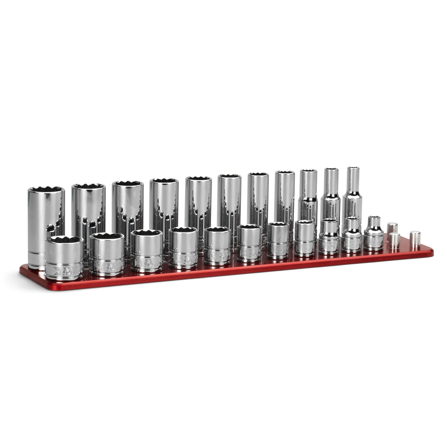 3/8-in Drive Standard (SAE) Shallow/Deep Socket Set 22 -Pieces
