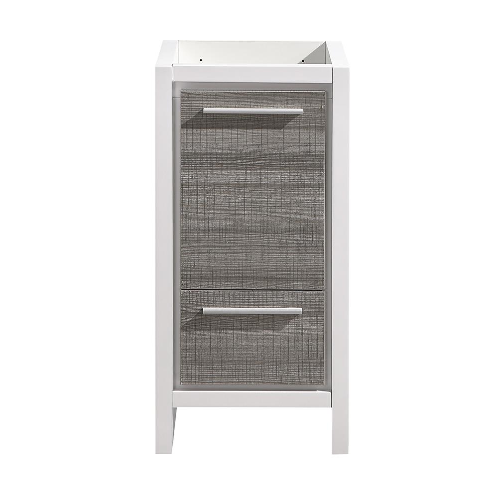 Allier Rio 15-in Ash Gray Bathroom Vanity Base Cabinet without Top