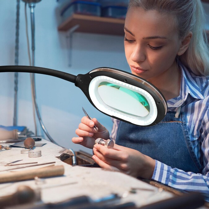 Brightech 51-in Classic Black Arc Floor Lamp - Image 8