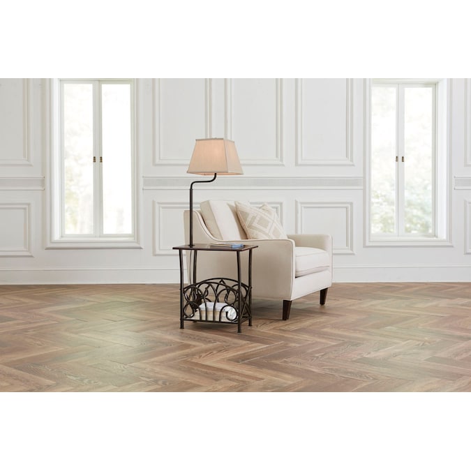 allen + roth 54-in Bronze Shelf Floor Lamp - Image 6