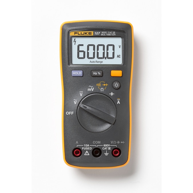 Fluke 107 Pocket Digital Display Multimeter 600-Volt