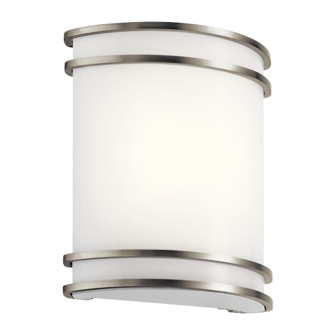 Kichler 9.5-in W 1-Light Brushed Nickel Modern/Contemporary LED Wall Sconce ENERGY STAR