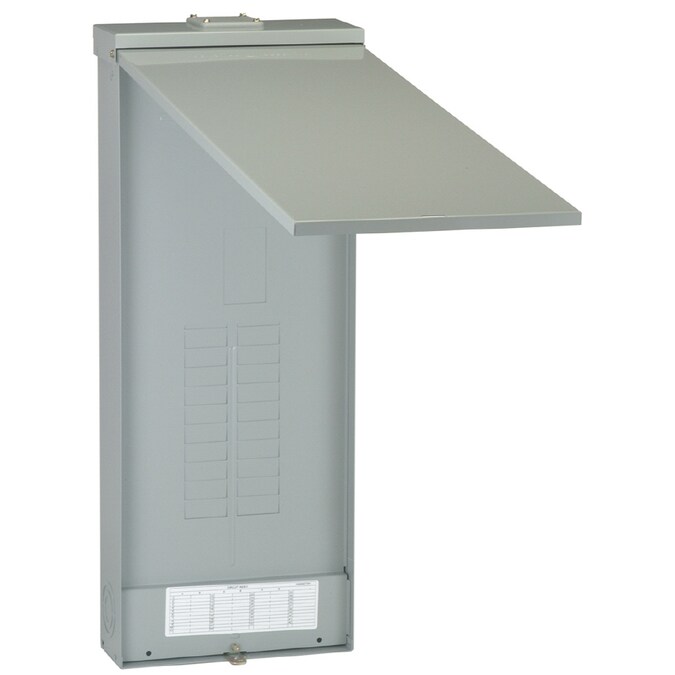 GE PowerMark Gold 200-Amp 12-Spaces 24-Circuit Outdoor Convertible Main Breaker Panel Load Center