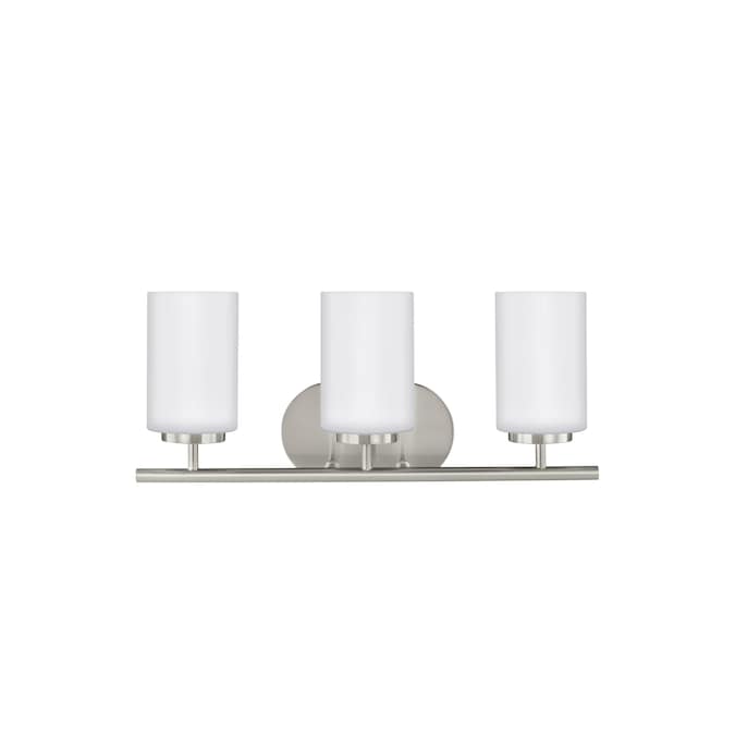 Generation Lighting Oslo 20-in 3-Light Brushed Nickel Modern/Contemporary Vanity Light