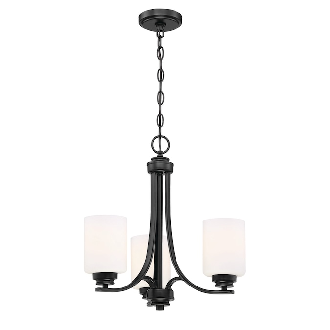 Craftmade Bolden 3-Light Black Transitional Dry rated Chandelier - Image 2