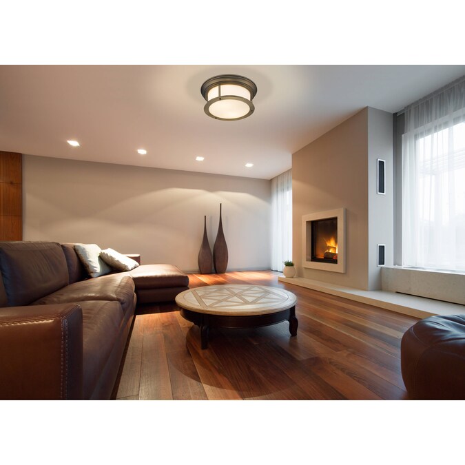 Z-Lite Sonna 1-Light Antique Brass Flush Mount Light - Image 2