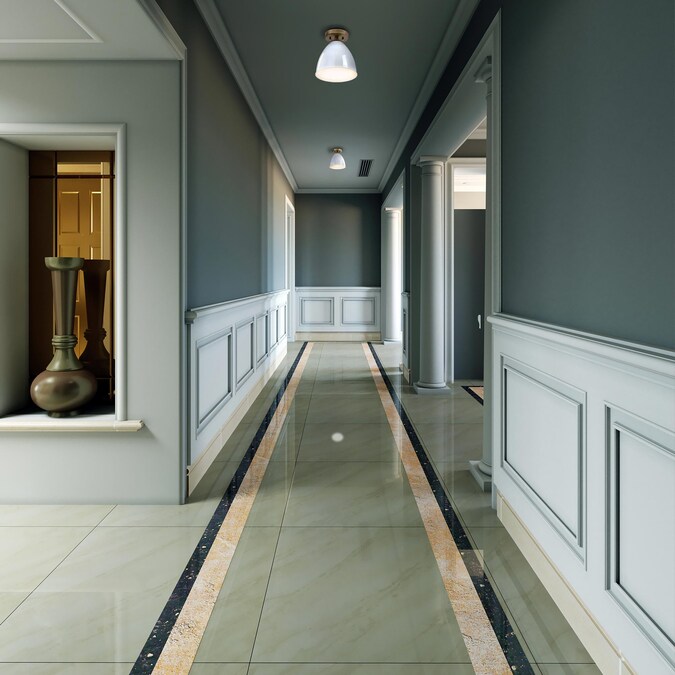 Designers Fountain Biba 1-Light Brushed Gold Semi mount light