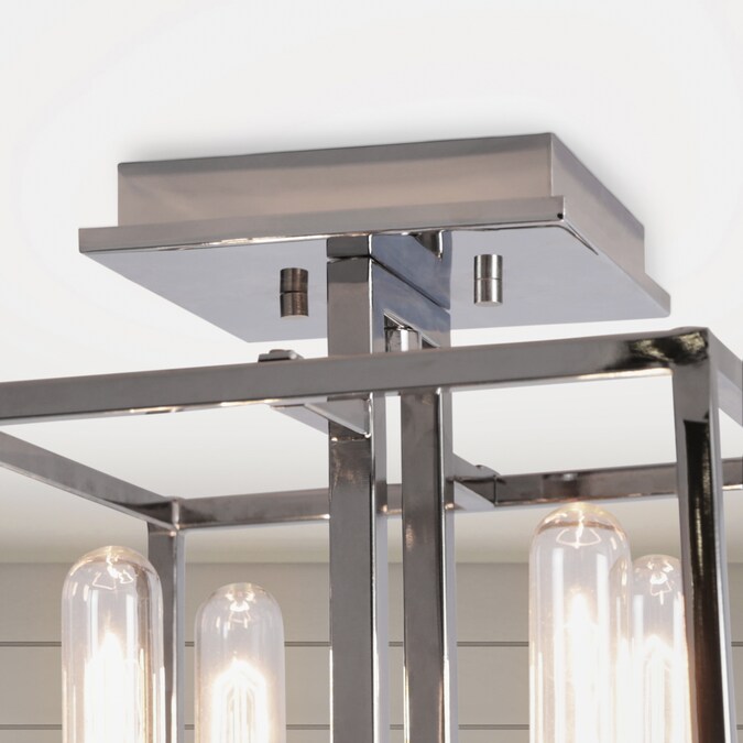 Craftmade Cubic 4-Light 10.5-in Polished Chrome Semi mount light - Image 5