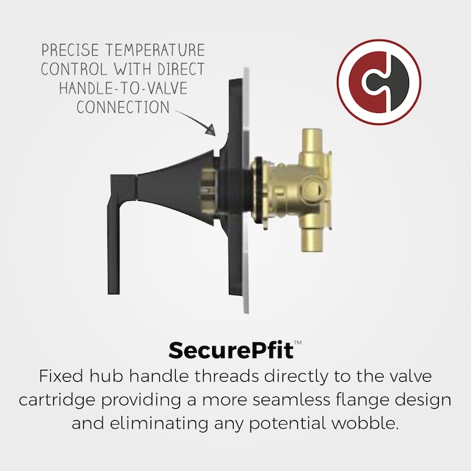 Pfister Zeelan Spot Defense Brushed Nickel 1-handle Multi-function Round Bathtub and Shower Faucet Valve Included - Image 12