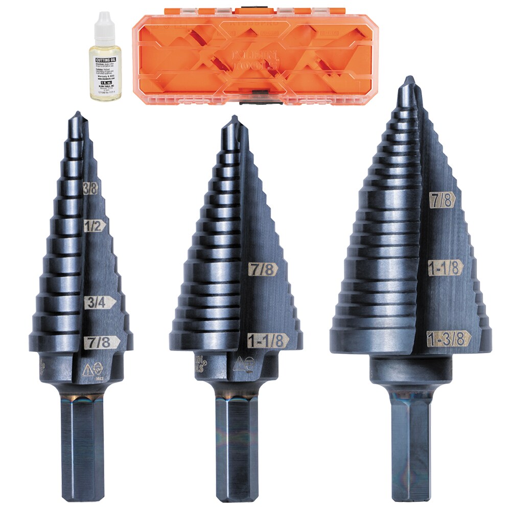 Premium Electrician's 3/8-Inch Hex Step Bit Set, 3 Piece - Image 13