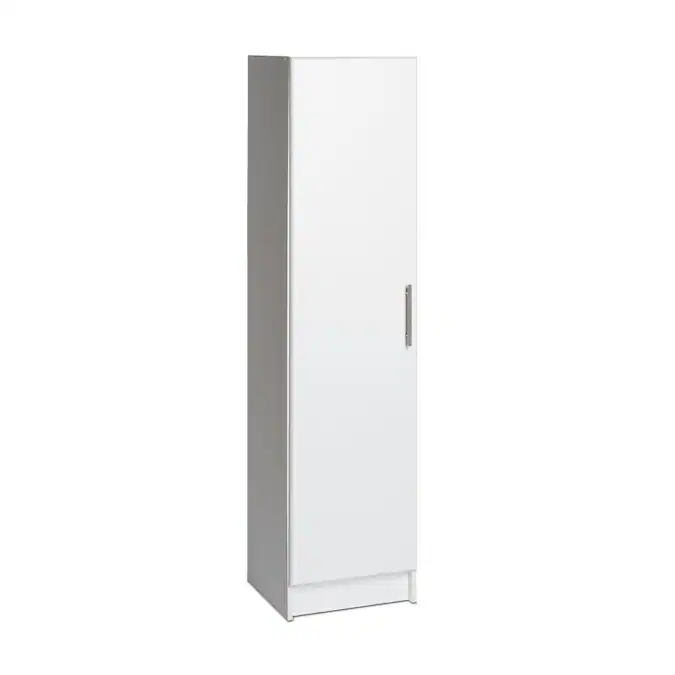 Prepac Elite 16-in W x 65-in H Wood Composite White Freestanding Utility Storage Cabinet
