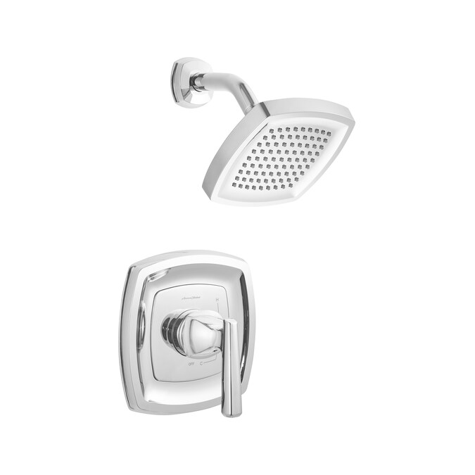 American Standard Edgemere Polished Chrome 1-handle Single Function Round Shower Faucet - Image 2