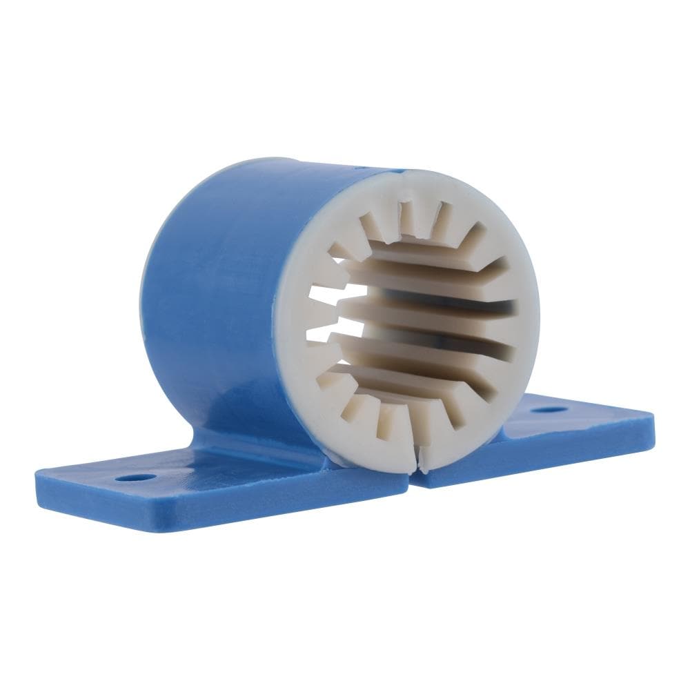 50 -Pack 1/2-in to 1/2-in dia Plastic Acoustic isolation clamp