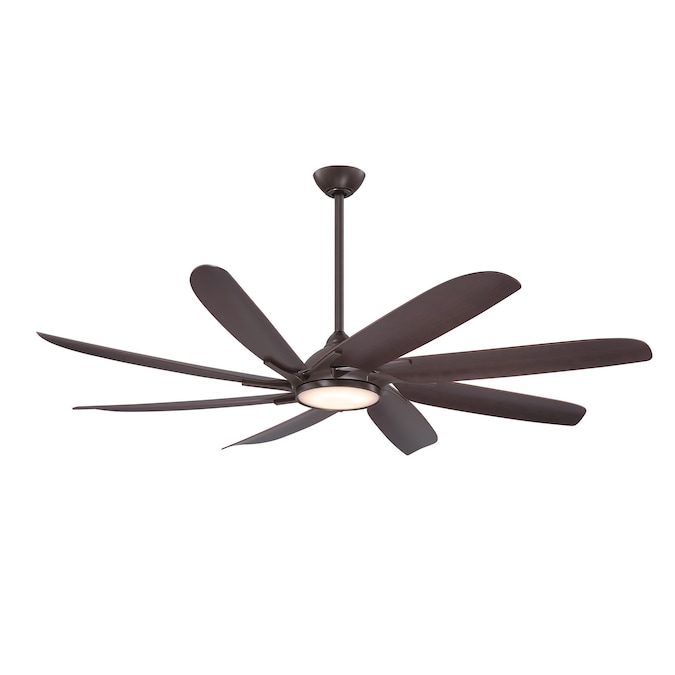 Minka Ceiling Fan Co. Wethersfield 65-in Oil Rubbed Bronze Color-changing Integrated LED Indoor/Outdoor Ceiling Fan with Light Remote (8-Blade) - Image 3
