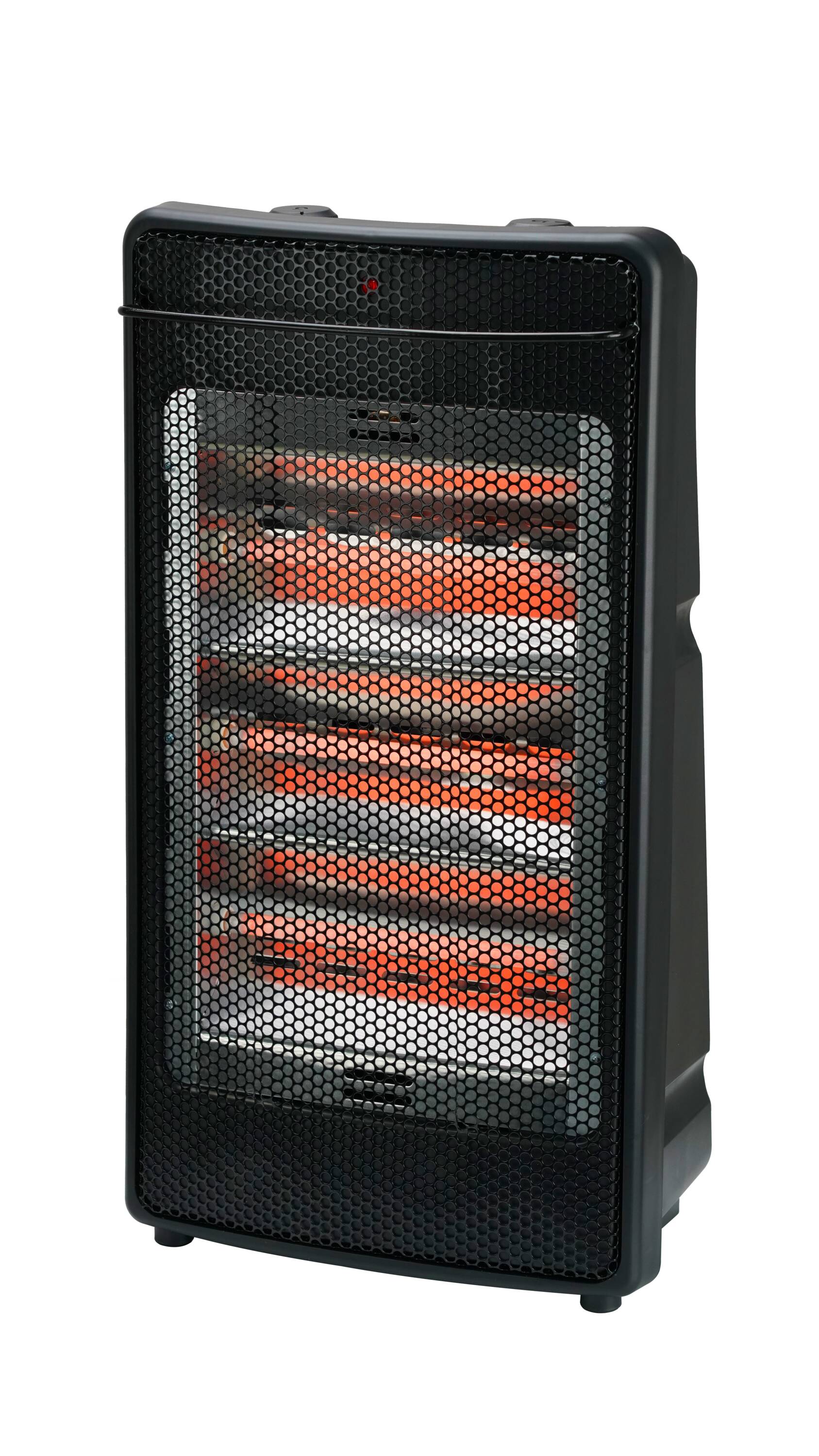 Up to 1500-Watt Infrared Quartz Tower Indoor Electric Space Heater with Thermostat