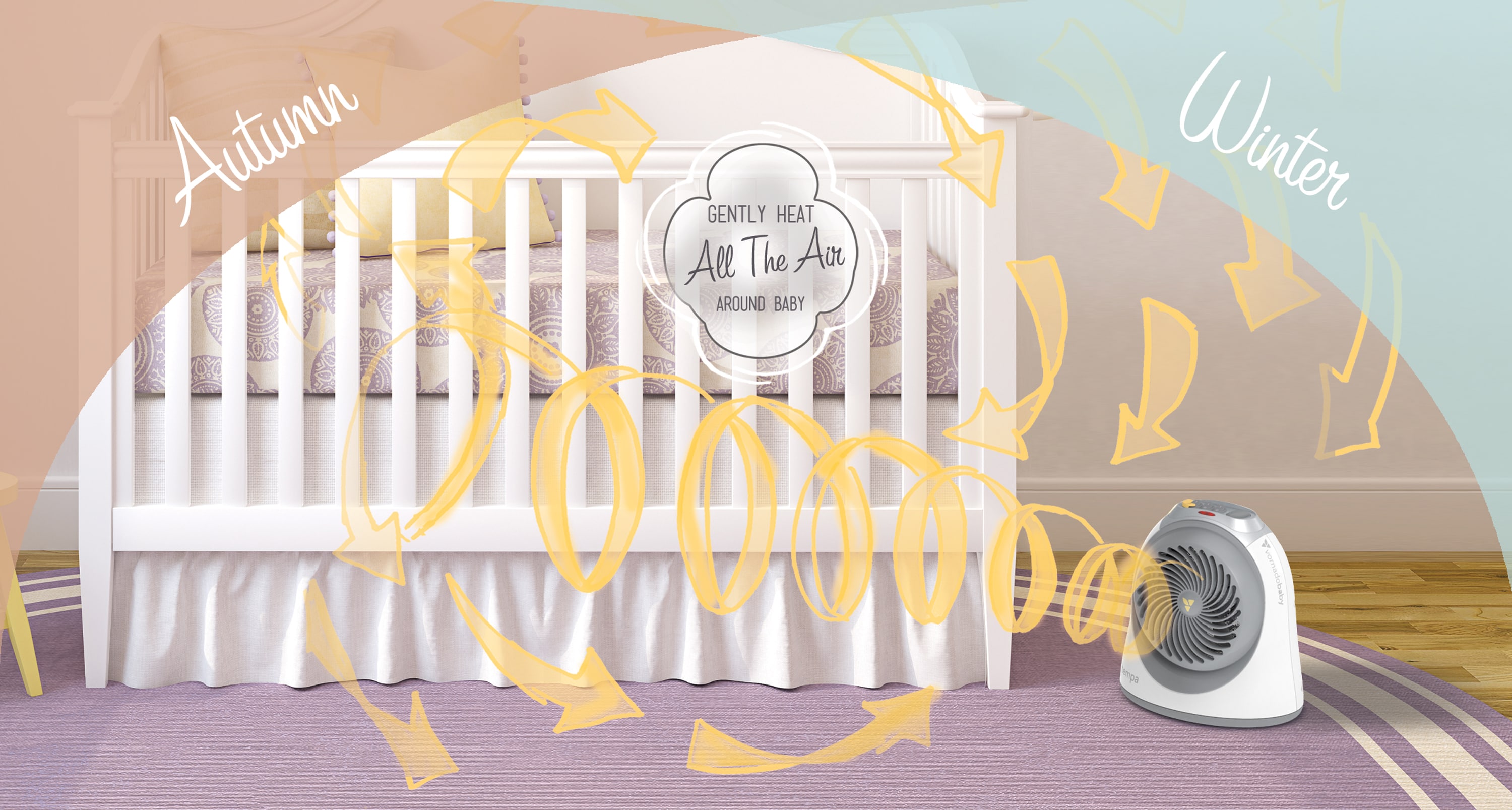 Up to 900-Watt Utility Fan Utility Indoor Electric Space Heater - Image 7