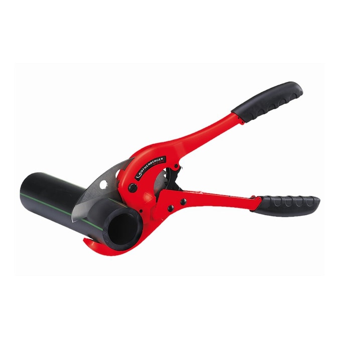 ROTHENBERGER RODUCT NAME Multipurpose Metal Pipe Cutter, Red, 1/2-in to 1-1/4-in Cutting Diameter, Portable Pipe Threading Tool