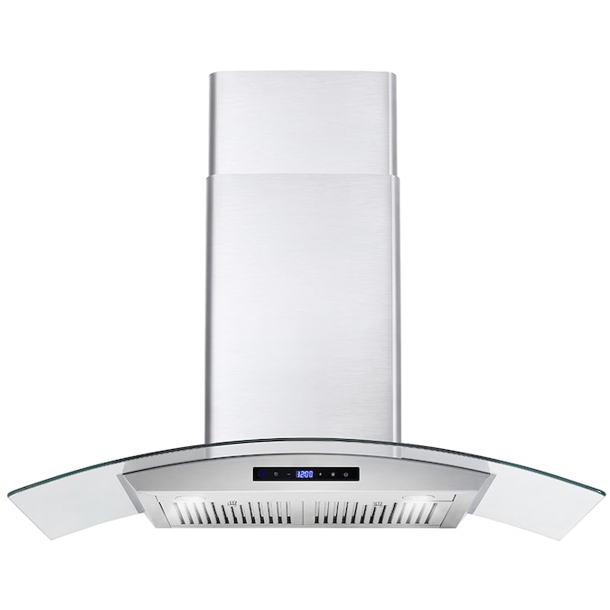 Cosmo 36-in 380-CFM Ducted Stainless Steel Wall-Mounted Range Hood