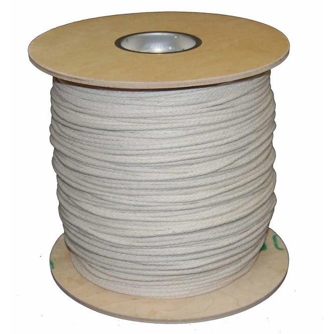 T.W. Evans Cordage 0.1875-in x 1200-ft Braided Cotton Rope (By-the-Roll)