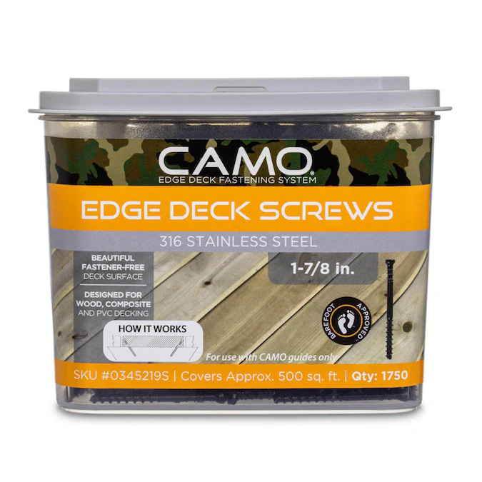 CAMO #7 x 1-7/8-in Wood To Wood Deck Screws (1750-Per Box)