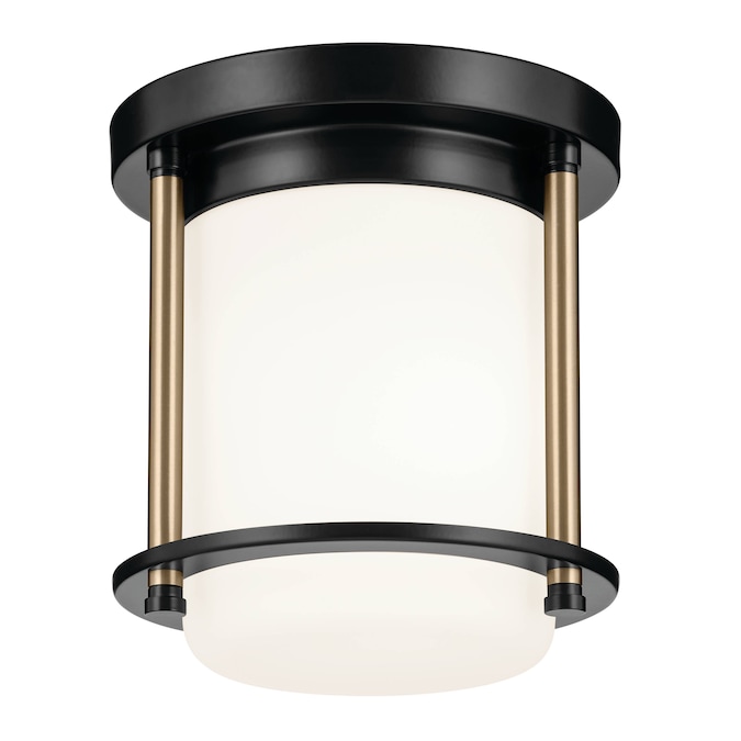 Kichler Brit 1-Light Multiple Finishes Gold Flush Mount Light