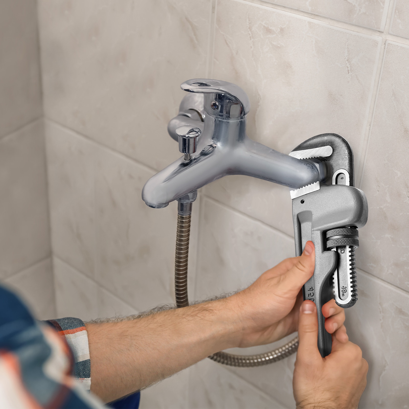 3 -Piece 48-in Steel Pipe Wrench Set - Image 2