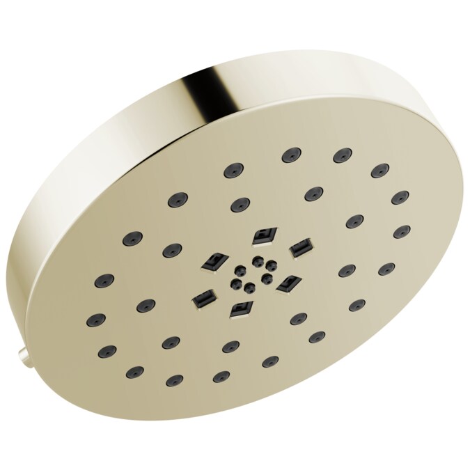 Delta Universal Showering Components Lumicoat Polished Nickel 8-in Round Fixed Shower Head 1.75-GPM (6.6-LPM)