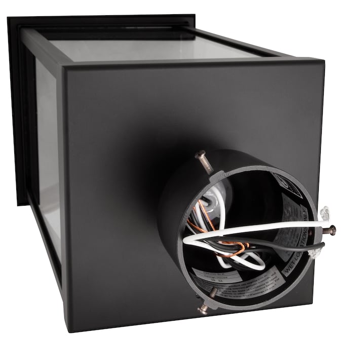 Design House Mayfield 17.75-in Black Modern/Contemporary Outdoor Light Post Lantern - Image 5