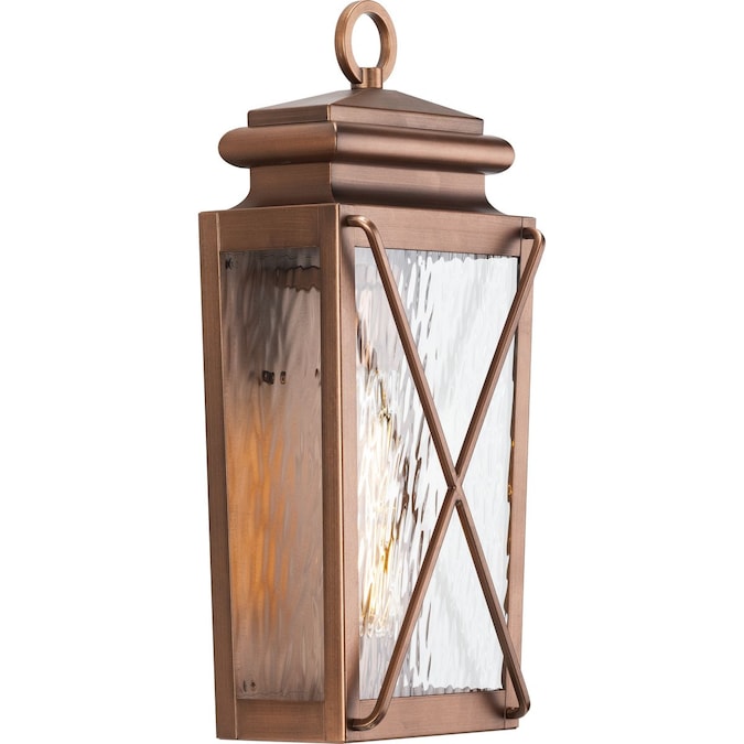 Progress Lighting Wakeford 1-Light 17.88-in H Antique Copper Led, Outdoor Wall Light