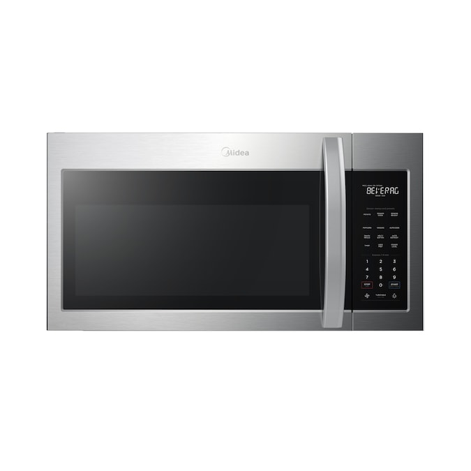 Midea 1.9-cu ft 1000-Watt 29.8-in Over-the-Range Microwave with Sensor Cooking (Stainless Steel)