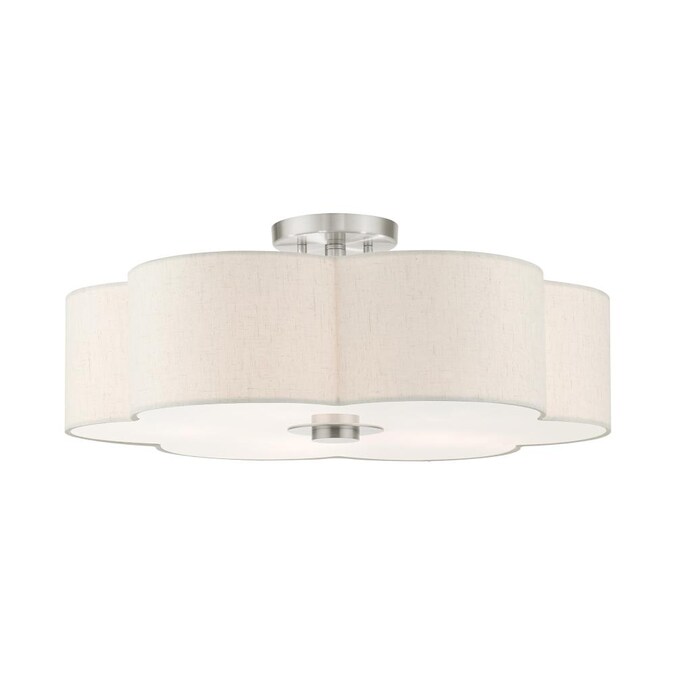 Livex Lighting Solstice 5-Light Brushed Nickel Semi mount light