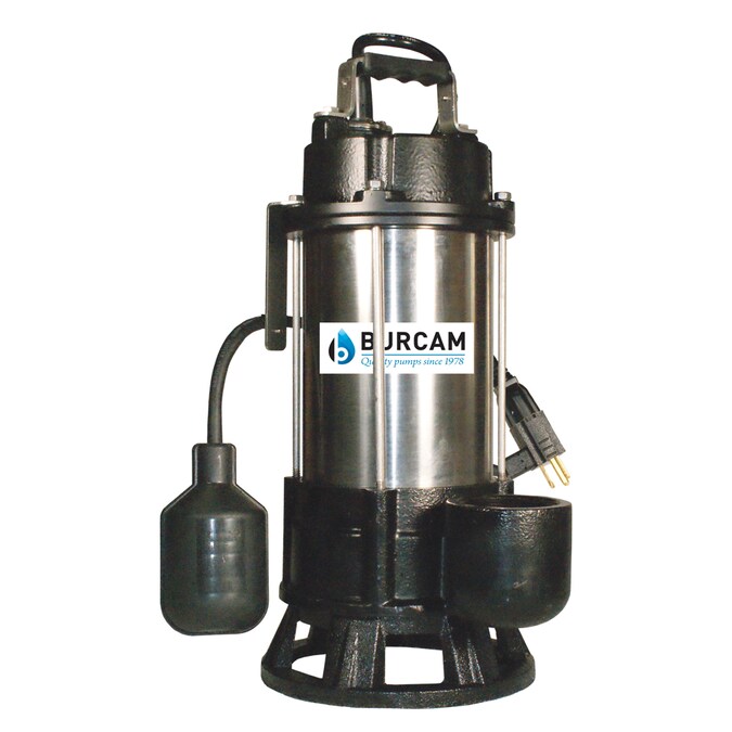 Burcam 3/4-HP 115-Volt 70-GPM Stainless Steel Sewage Sump Pump
