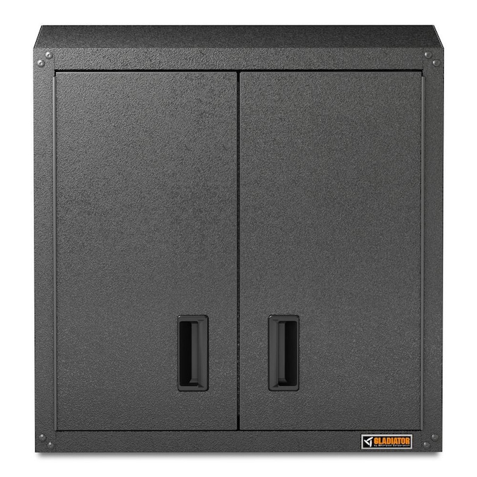Gladiator Ready-to-Assemble Full Wall GearBox 28-in W x 28-in H x 12-in D Wall-mounted Steel Garage Cabinet in Gray