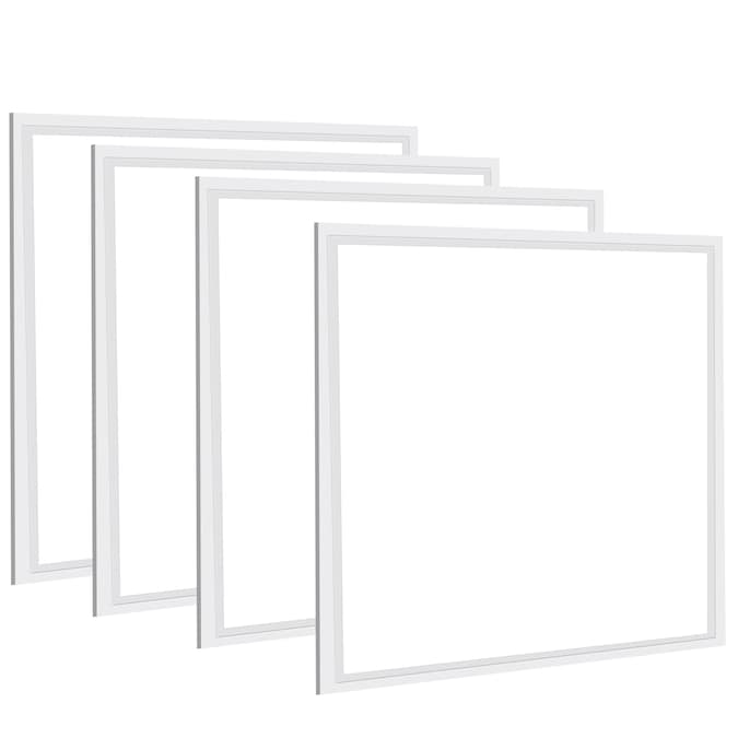 WYZM 12-Pack 2-ft x 2-ft Adjustable Daylight LED Panel Light